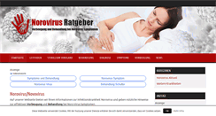 Desktop Screenshot of norovirus-ratgeber.de